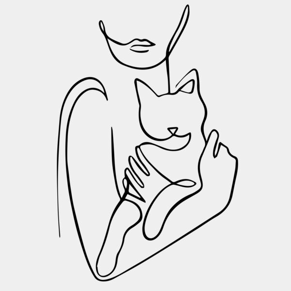 WOMEN WITH CAT  Thumbnail